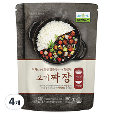 칠갑농산 고기짜장, 4개, 180g