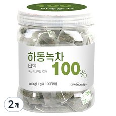 카페우리가 하동녹차 티백, 1g, 100개입, 2개