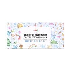 코멧 베이비 지퍼백 4종 멀티팩 세트, 1개