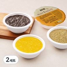 엘빈즈 클래식 냉장 이유식 중기1(만 6~7개월) B세트, (흑임자누룽지죽 + 단호박닭가슴살죽 + 초유시금치당근죽 + 한우배추죽) x 180g, 2세트