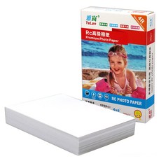 야란 고광택 사진 인화 포토용지 6인치, 100개, 4X6