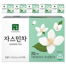 Danongwon 茉莉花茶包, 1g, 20包, 6盒