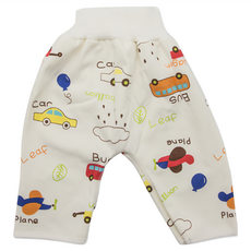 OhBabyLying 兒童款寶寶高腰防水隔尿褲, 4-8歲, 小汽車圖案, L, 小汽車