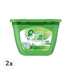 妙管家 8倍濃洗衣球 煥彩香氛 40顆, 2盒