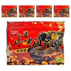 太珍香 小農片烤海苔，椒鹽口味，酥脆烤海苔片，全素, 30g, 5包