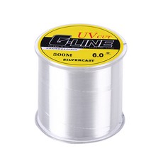 UV Cut G-Line 氟碳塗層單線大容量釣魚線 500m, 透明度, 1捲