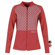 Luxgolf PG 高爾夫俱樂部女士噴射圖案插肩袖毛衣 JB4S814W