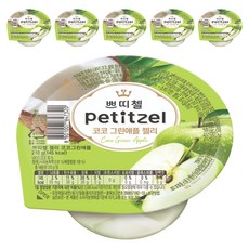 CJ petitzel 果凍 椰子青蘋果口味, 6個, 210g
