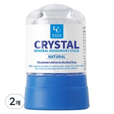 더블유피부연구소 크리스탈 데오드란트 네추럴, 45g, 2개 45g, 2개