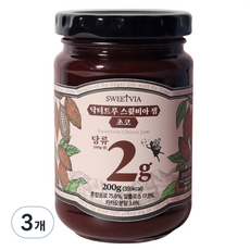스윗비아 저당 초코잼, 200g, 3개