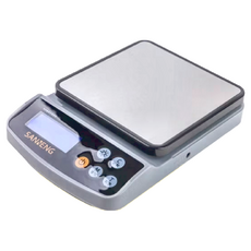 SaNNeNg 三能 SN0001 不銹鋼電子秤 225 x 157 x 45mm, 1個