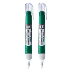 Pentel 飛龍文具 超速乾平頭修正液, 2支