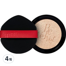 에스쁘아 비벨벳 커버 쿠션 뉴클래스 리필 13g, 베이지 BEIGE, 4개