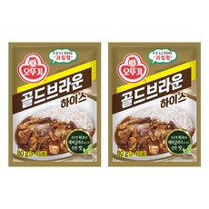오뚜기 골드브라운 하이스, 80g, 2개