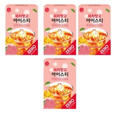 우리차 피치망고 아이스티 분말, 5g, 20개입, 4개