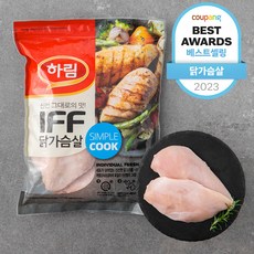 [갖고싶은 아이템 하림닭가슴살 인기순위 15개]하림 IFF 닭가슴살 (냉동), 2kg, 1개, 초이스!.