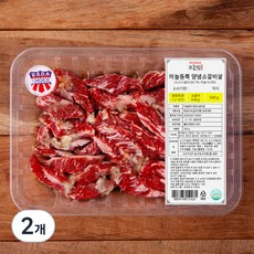 고급진 마늘듬뿍 양념소갈비살 (냉장), 500g, 2개 500g, 2개