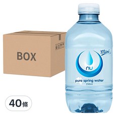 Nu-Pure 澳洲泉水, 250ml, 40瓶
