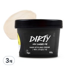 러쉬 더티 헤어 스타일링 크림, 100g, 3개 95g, 3개