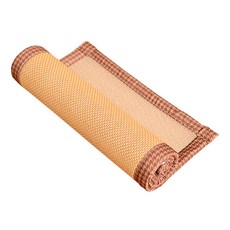 神田職人 3D特厚 兒童 棉麻編織涼蓆, 70cm x 130cm, 台灣製造, M(130 x 70cm), B 嬰兒床, 1個