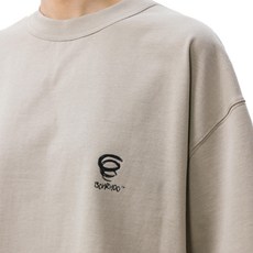 BOHRHOO 龍年限定 重磅短袖Tee, M, 卡其色, 灰卡