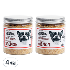 수제로만 파우더 미분 강아지 영양제, 연어, 4개입