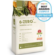  네츄럴랩 고양이 전연령 웨이트케어 6제로 PLUS 03 사료 연어, 6kg, 1개 