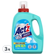 액츠 퍼펙트 실내건조 세탁세제 일반, 3.2L, 3개