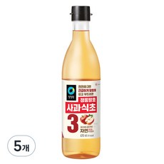 대상 청정원 정통사과식초, 470ml, 5개