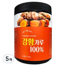 헬로우 그린 강황가루, 300g, 5개