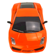 超跑系列 1:24無線遙控車經典車，橘色，含彩盒，遙控汽車玩具, 1組