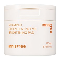 INNISFREE 維他命C淨亮棉片 170ml, 60片, 1罐