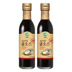 청정원 프리미엄 굴소스, 500g, 2개