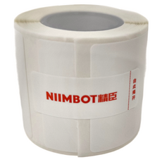 NIIMBOT B1/B21S 標籤機專用防水貼紙，B21感熱貼紙，自黏性熱感應紙, 125張, 1捲