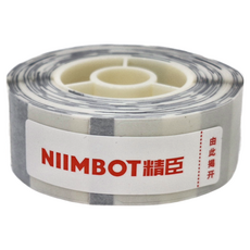 NIIMBOT 精臣 D系列 標籤貼紙, D61/D11/D11S/D101/D110/H1S 感熱貼紙, 自黏性熱感紙, 總長8公尺, 透明, 8m