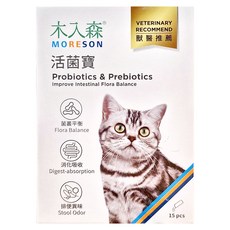 MORESON 木入森 貓咪活菌寶 益生菌, 腸道健康/乳酸菌, 1盒