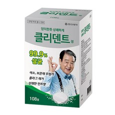 동아제약 클리덴트 정 틀니 세정제, 108개입, 1개