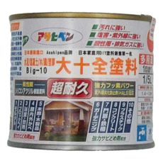 ASAHIPEN 水性水泥漆第一種 有光/室內用 大十全塗料 超耐久 0.2L, 灰色, 200ml, 1罐