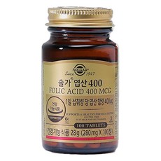 솔가 엽산 400, 100정, 1개