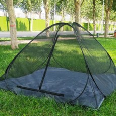 피티즘 캠핑용 모기장 텐트, 블랙, 2인용