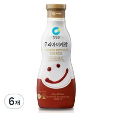 청정원 우리아이 토마토 케찹, 620g, 6개