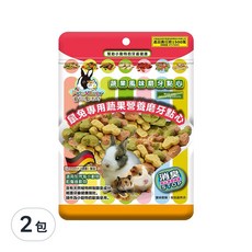 Pet Village 魔法村 鼠兔用蘋果風味磨牙點心，天然蔬果製成，富含纖維質，幫助消化改善尿臭, 2包