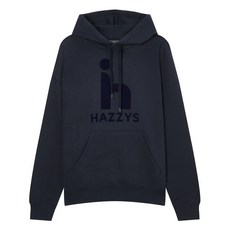 헤지스 남성용 로고배색 면혼방 후드티셔츠 HZTS3D382