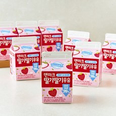 덴마크 딸기딸기 우유, 300ml, 8개