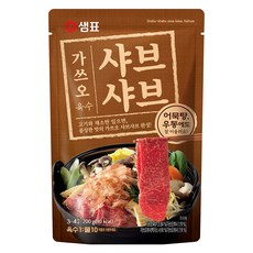 샘표 가쓰오 샤브샤브 육수 3~4인분, 200g, 1개