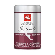illy 意利咖啡 瓜地馬拉 Guatemala 單品咖啡豆 全豆 無研磨, 義大利原裝進口 專利氮氣加壓包裝 100%頂級阿拉比卡咖啡豆, 250g, 咖啡豆(無研磨), 1罐