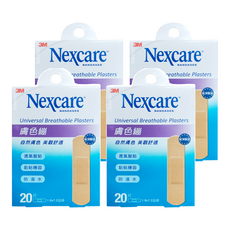 3M Nexcare PE系列 膚色繃帶, 20片, 4盒