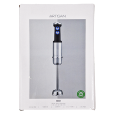ARTISAN 奧提森 手持食物調理攪拌棒 HB01 400W 5段變速調整 Vortex不鏽鋼四刀組, 6.5 x 6.5 x 43.5cm, 1支