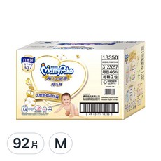 MamyPoko 滿意寶寶 極上の呵護輕巧褲/尿布, M, 92片