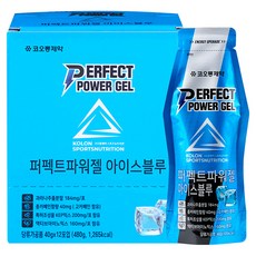 KOLON PHARMA 運動補給能量凍飲 冰藍色, 12包, 1盒